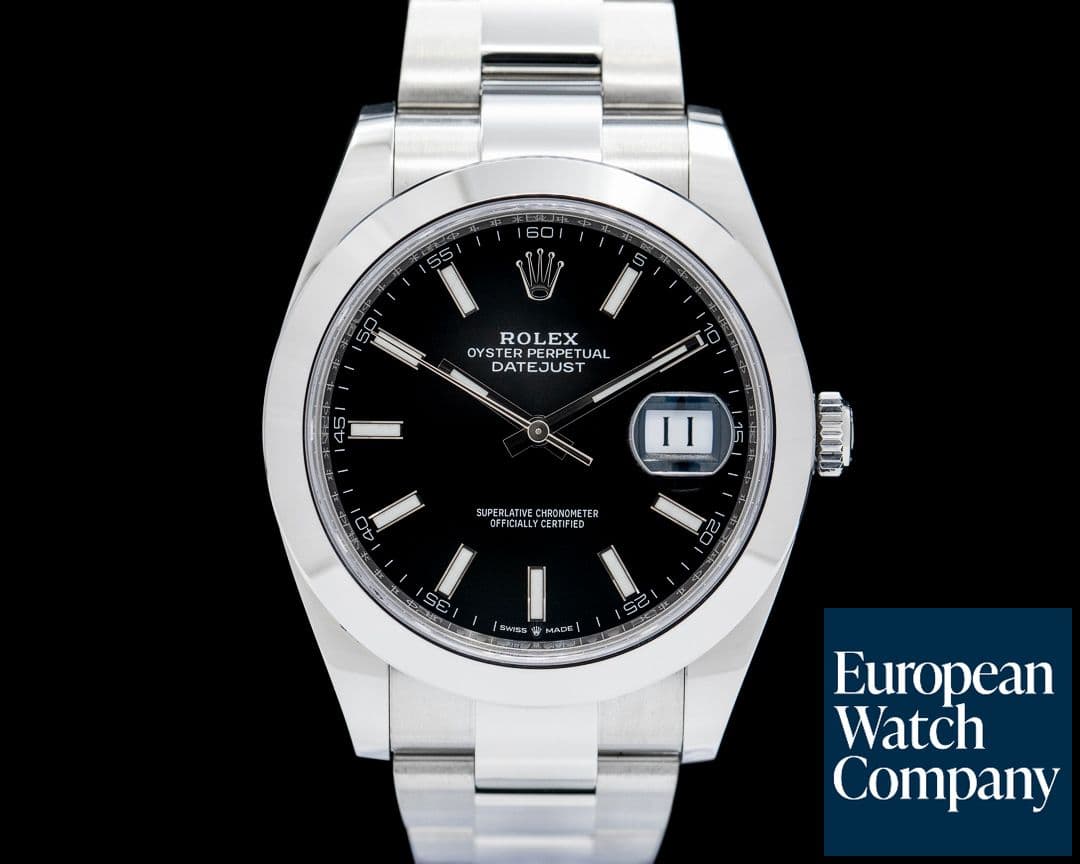 Image of Rolex 126300 Datejust 41MM SS Black Dial