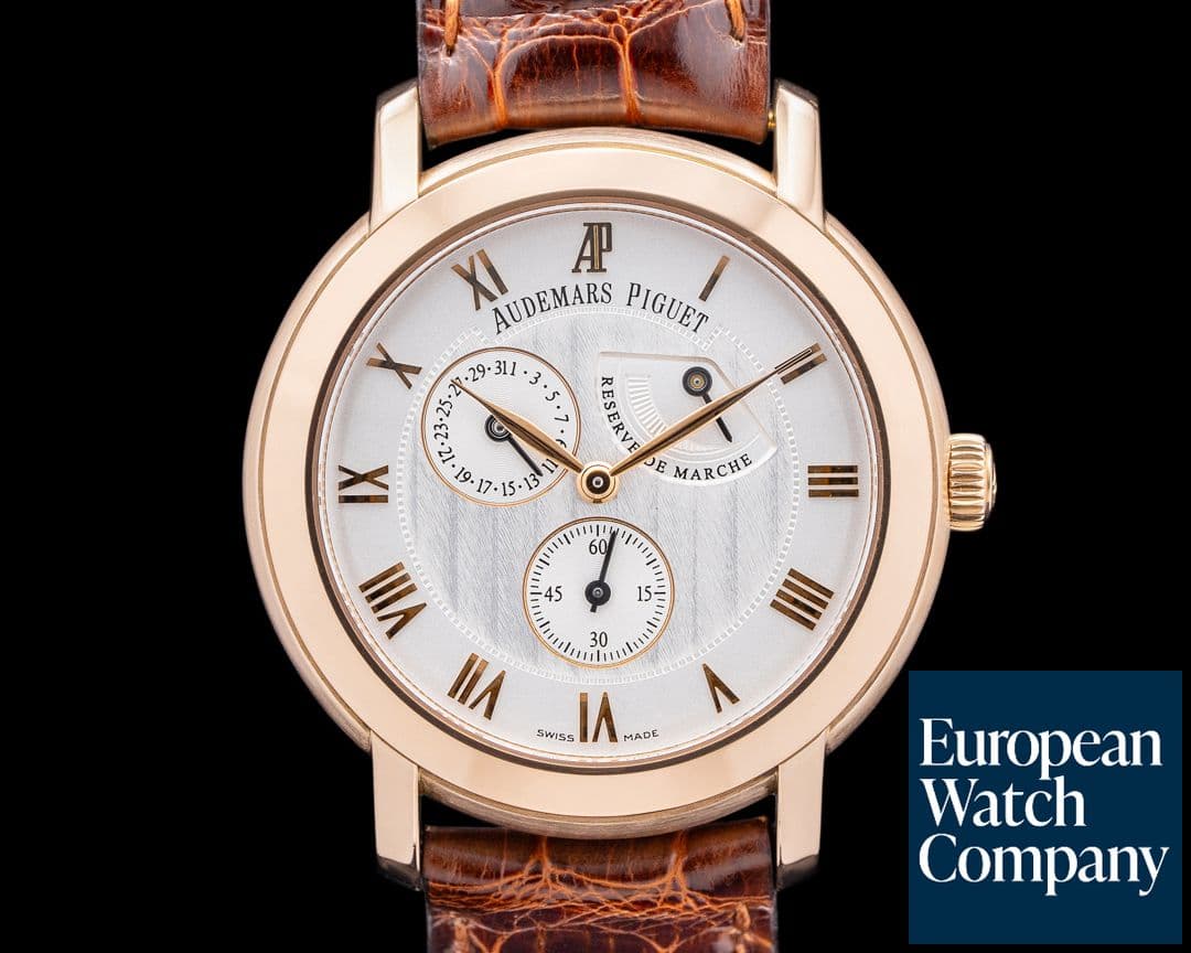 Image of Audemars Piguet 25955OR Jules Audemars 18K Rose Gold Silver Dial