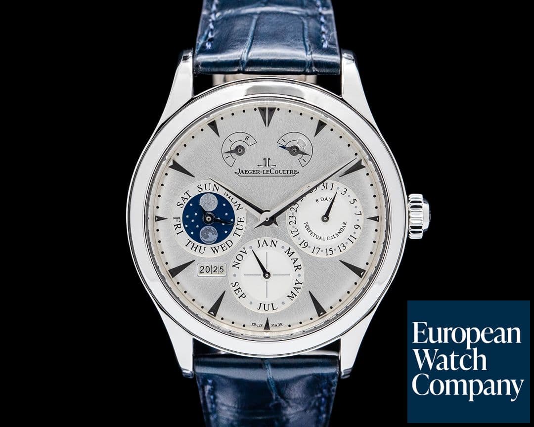 Image of Jaeger LeCoultre Q1618420 Master Eight Days Perpetual SS Silver Dial