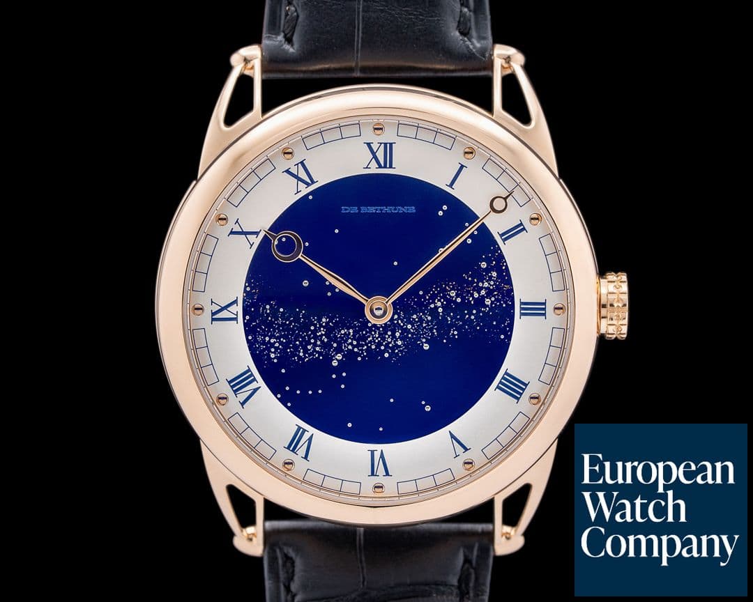 Image of De Bethune DB25VRS3 Starry Varius 18K Rose Gold Blue Dial