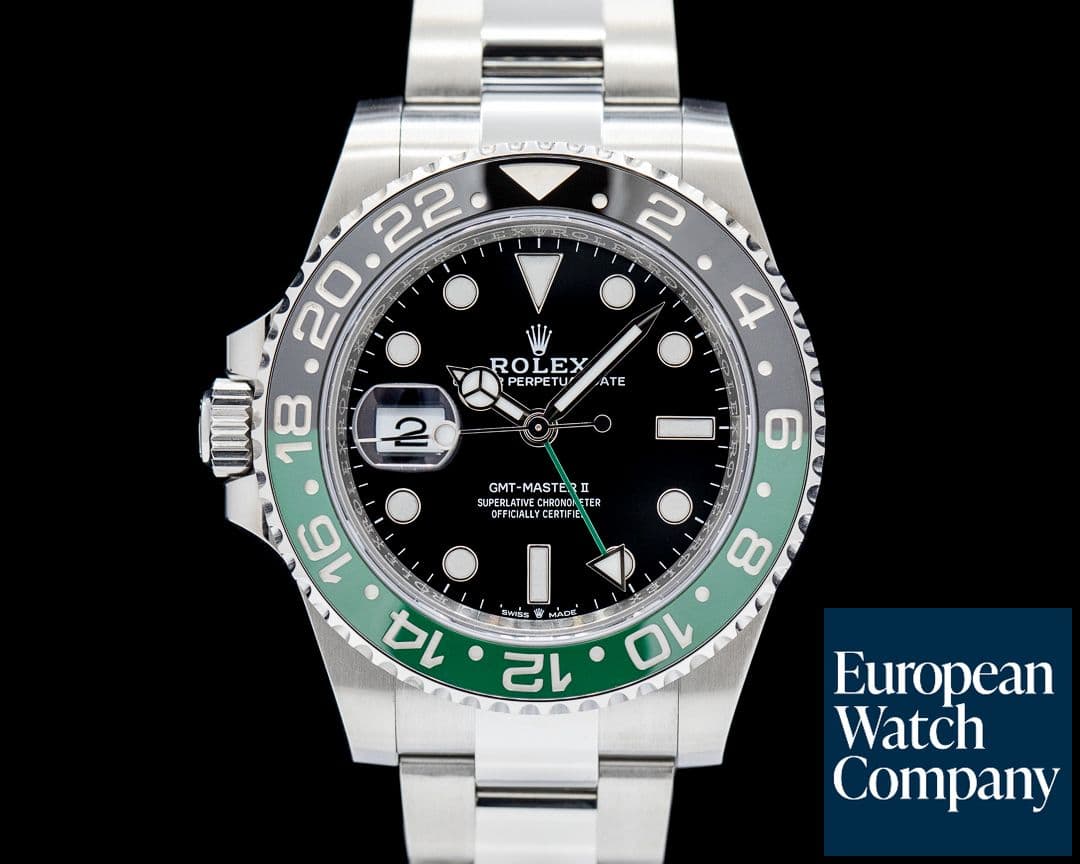 Image of Rolex 126720VTNR GMT-Master II "Sprite" SS Black Dial