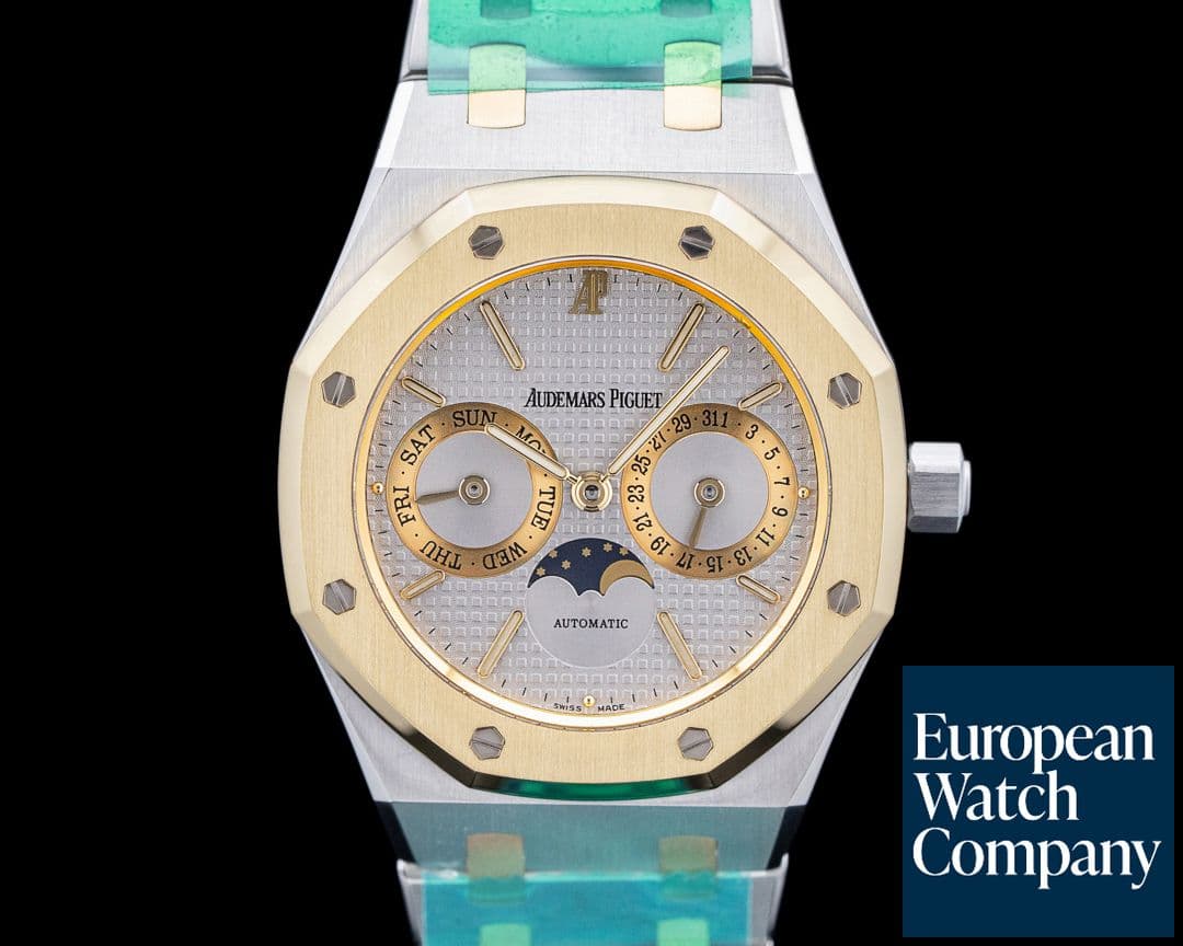 Image of Audemars Piguet 25594SA Royal Oak Moonphase 18K Yellow Gold / SS Gray Dial