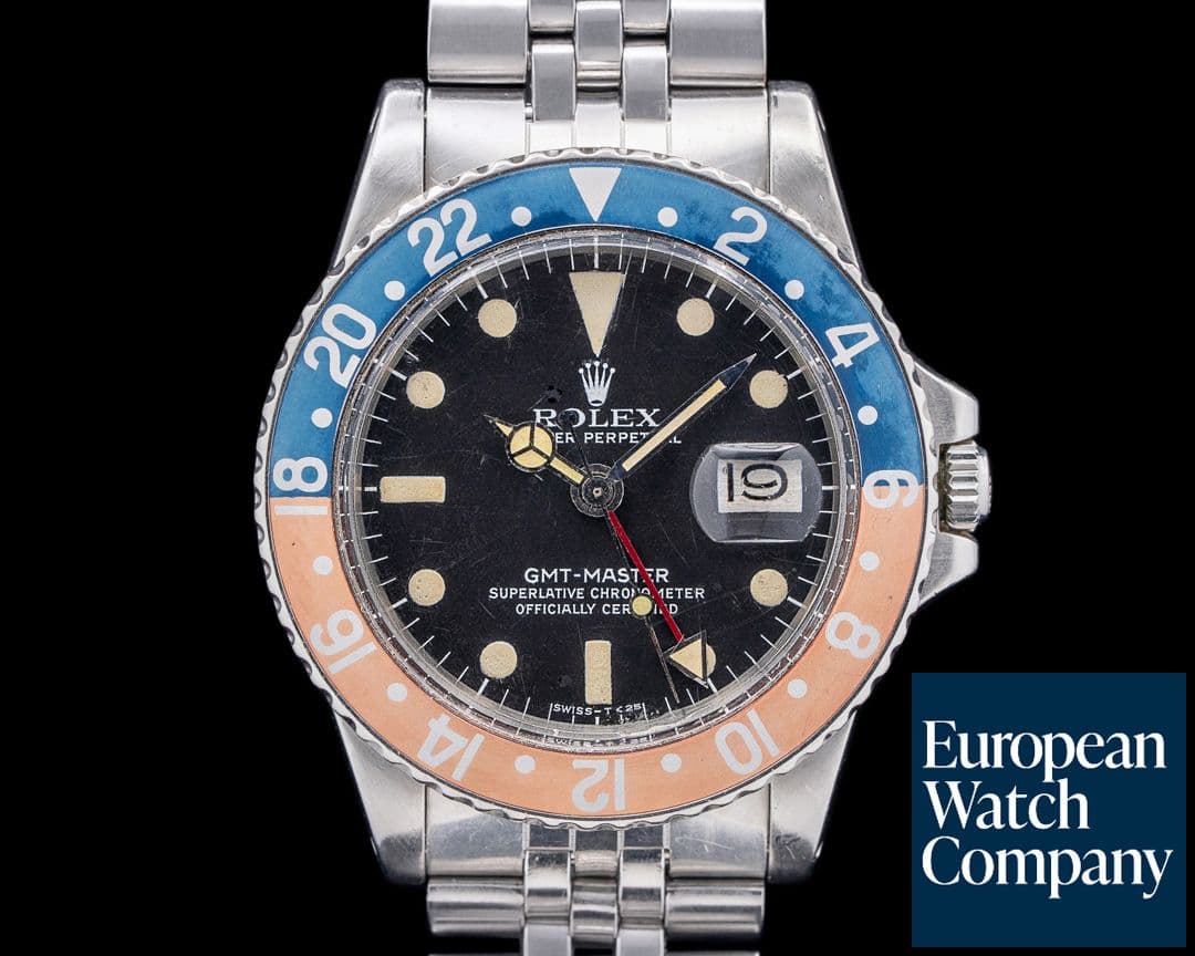 Image of Rolex Vintage GMT Master "Pepsi Bezel" SS Jubilee C. 1978