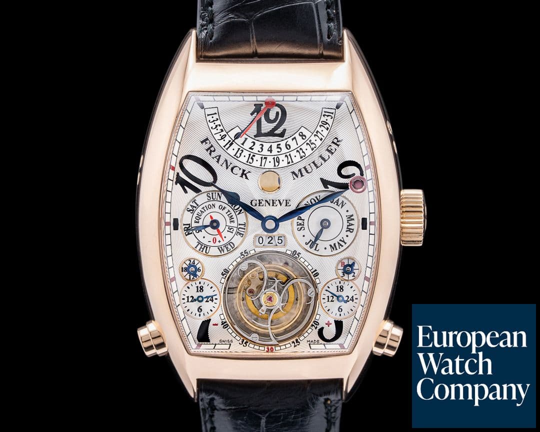 Image of Franck Muller Aeternitas 4 Perpetual Calendar Tourbillon 18K RG RARE + SERVICED