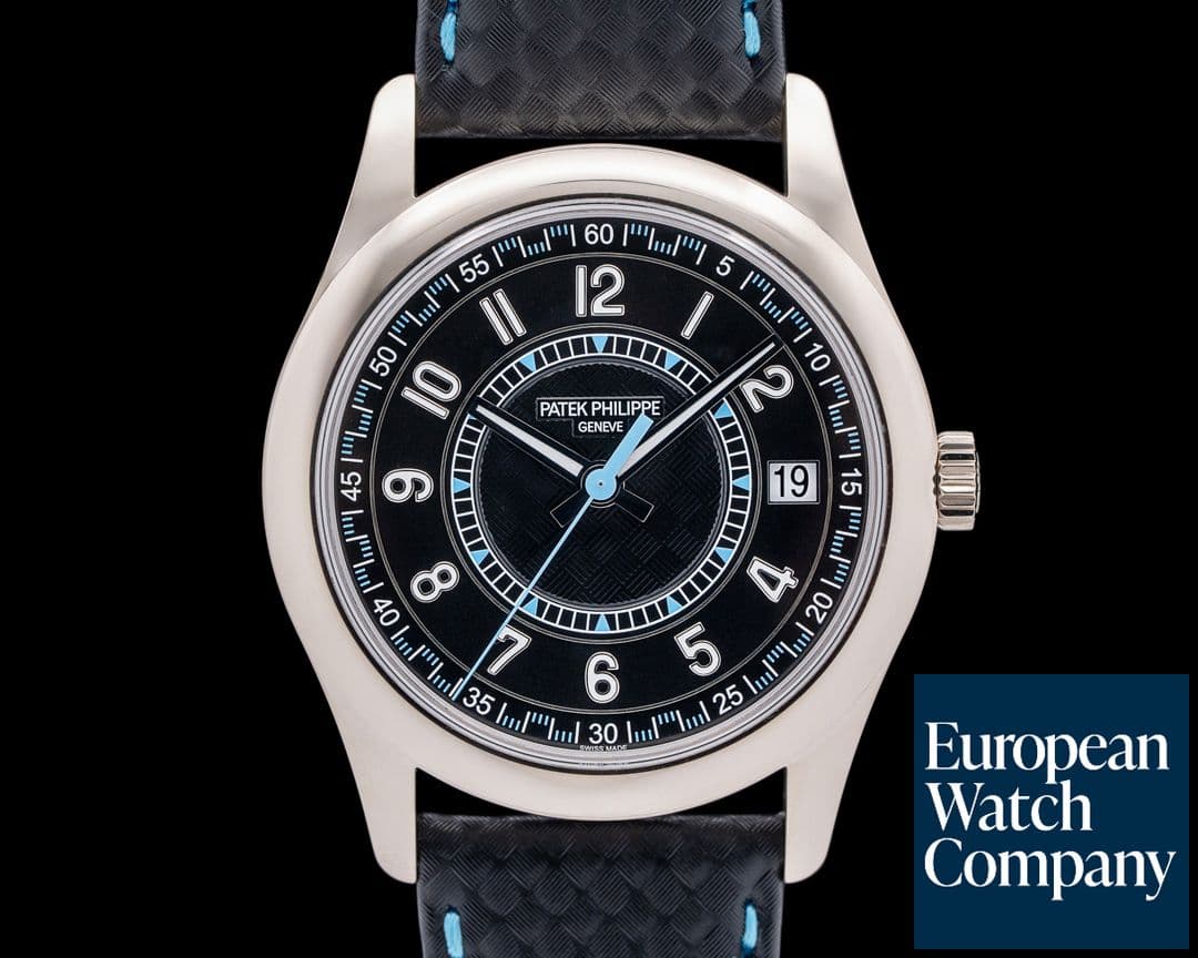 Image of Patek Philippe 6007G Calatrava 18K White Gold Black Carbon Dial 2025