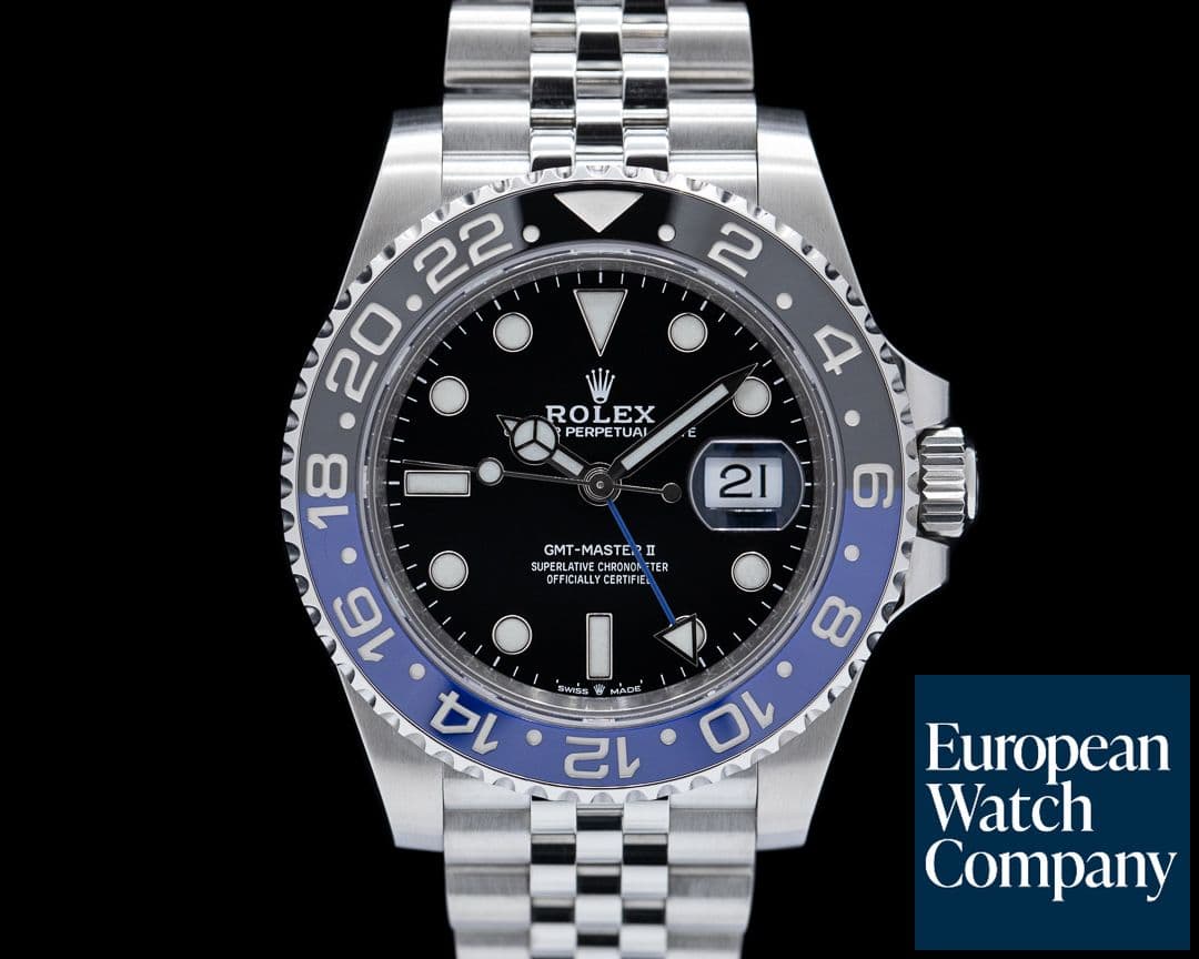Image of Rolex 126710BLNR GMT-Master II "Batman" SS Black Dial