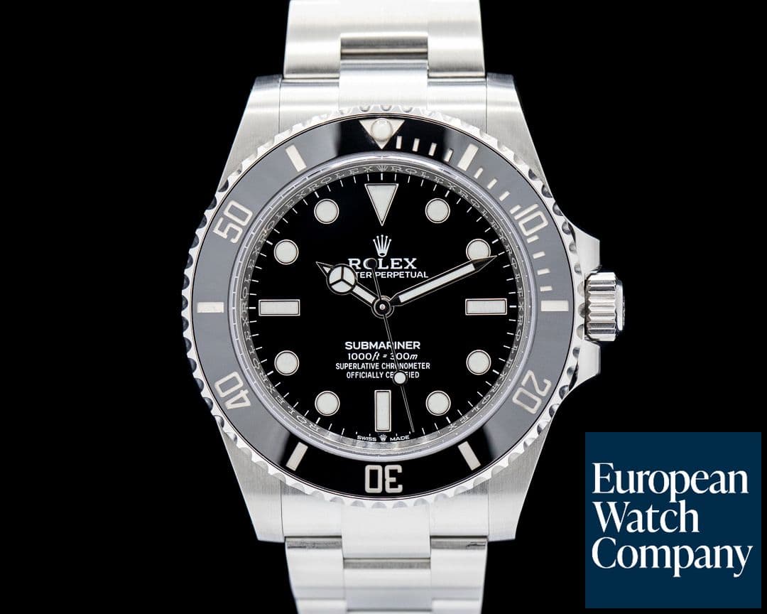 Image of Rolex 124060 Submariner No Date SS Black Dial FULL SET
