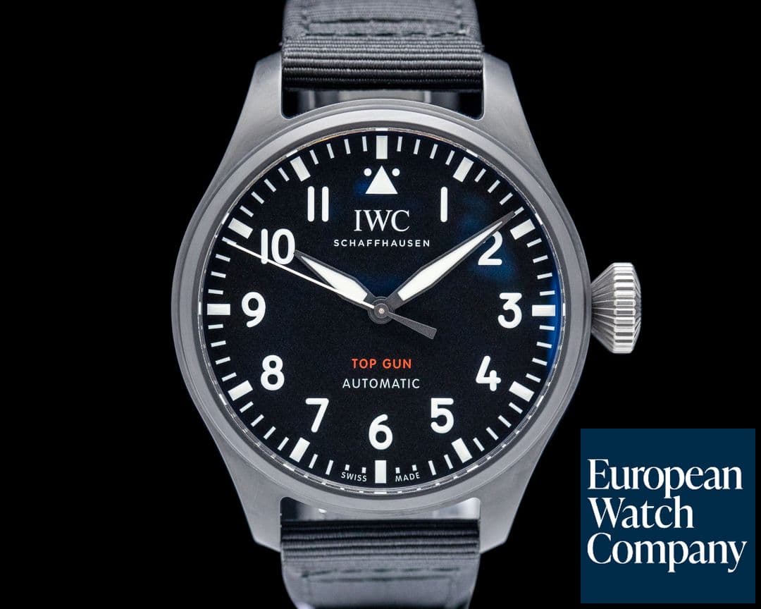 Image of IWC IW329801 Big Pilot's Watch 43 TOP GUN Ceramic Black Dial