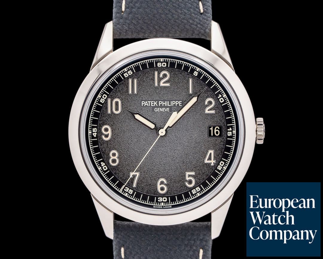 Image of Patek Philippe 5226G Calatrava 18K White Gold Charcoal Gray Dial