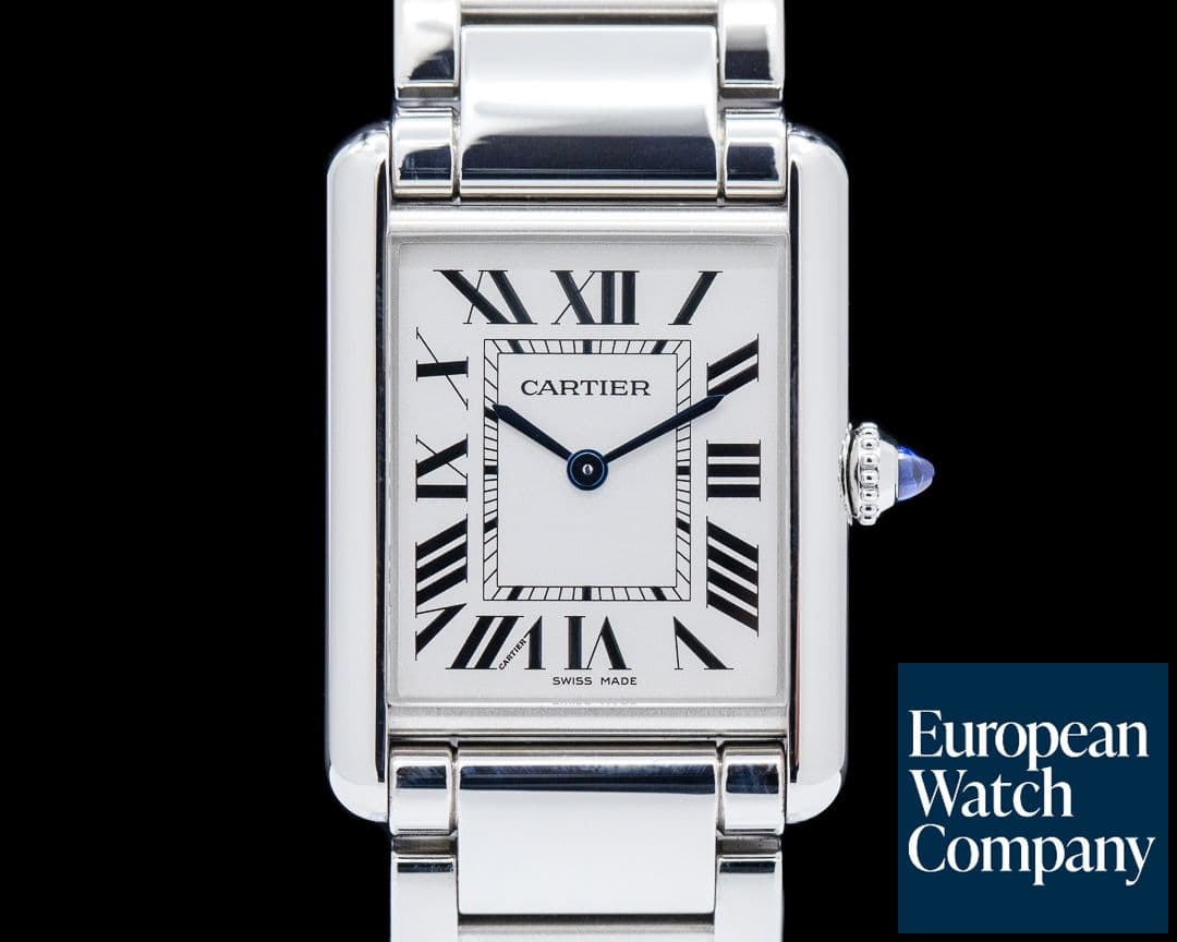 Image of Cartier WSTA0121 Tank Must SolarBeat SS Silver Dial