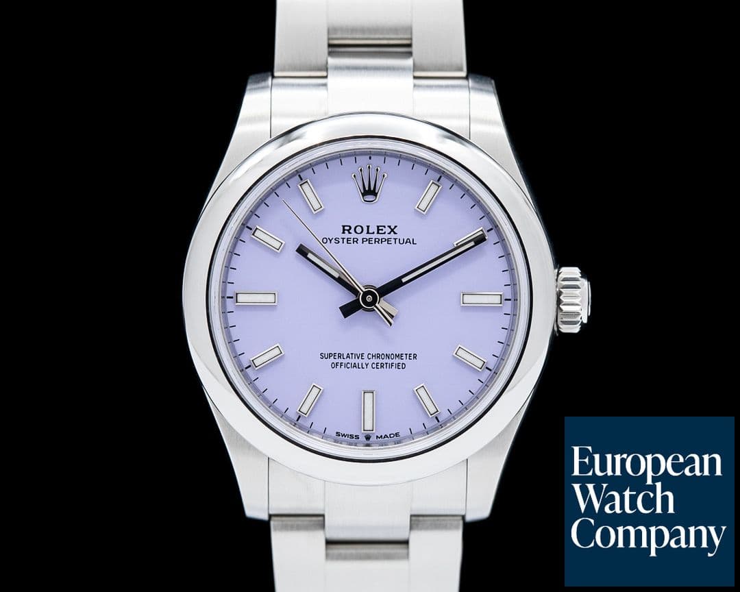 Image of Rolex 277200 Oyster Perpetual 31 SS Lavender Purple Dial 2025 UNWORN