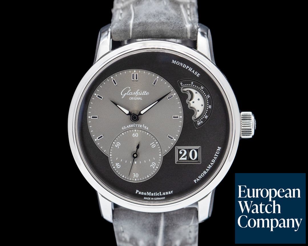 Image of Glashutte Original PanoMatic Lunar SS Gray Dial