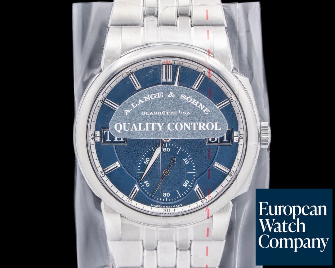 Image of A. Lange and Sohne 363.179 Odysseus SS Blue Dial UNWORN