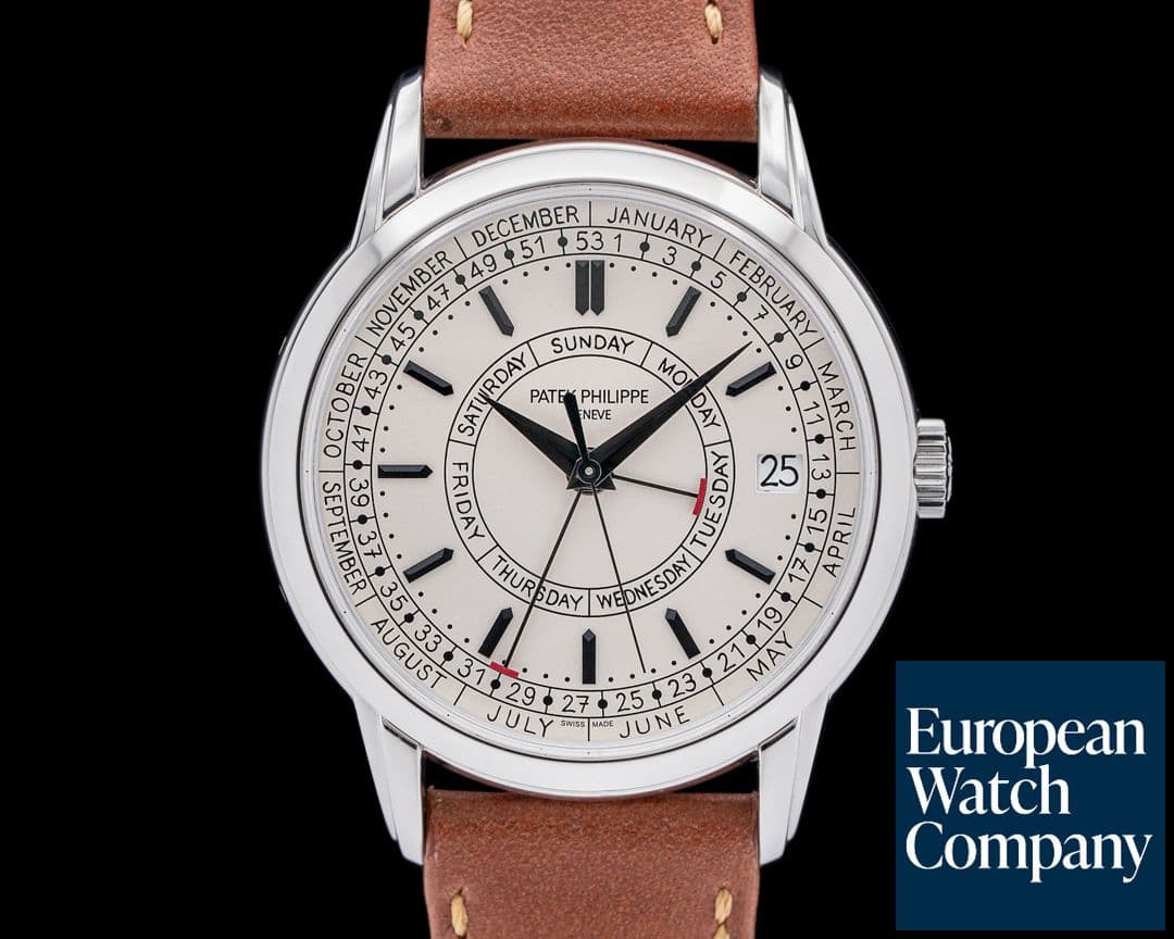 Image of Patek Philippe 5212A Calatrava Weekly Calendar SS Silver Dial