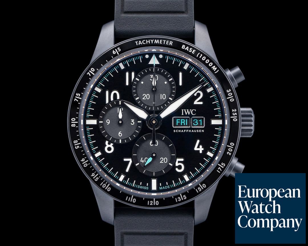 Image of IWC Mercedes AMG Performance Chronograph Ceratanium Black Dial UNWORN