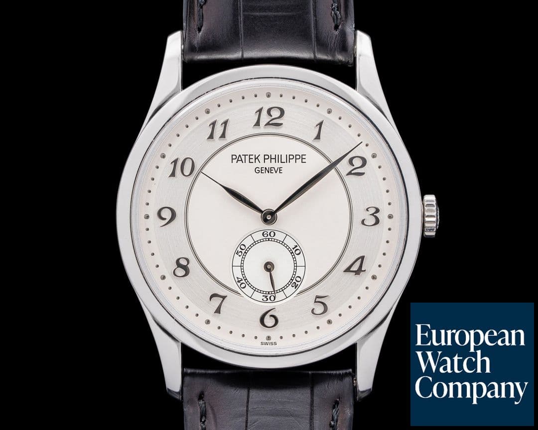 Image of Patek Philippe 5196P-001 Calatrava Platinum Silver Dial