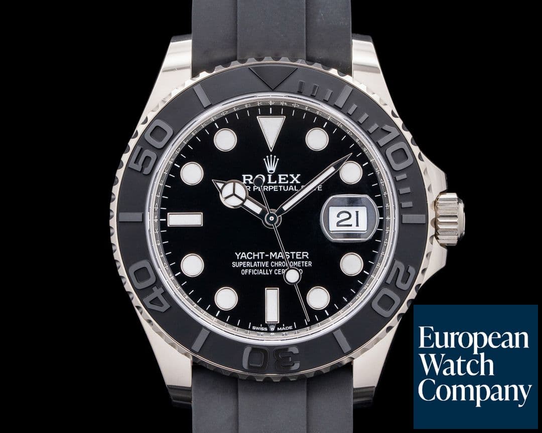 Image of Rolex 226659 Yacht-Master 42MM 18K White Gold Black Dial 2024 FULL SET