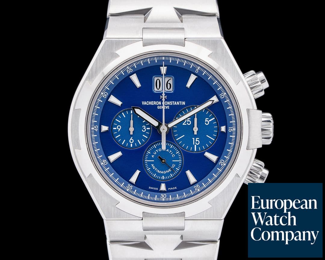 Image of Vacheron Constantin 49150 Overseas Chronograph SS Blue Dial