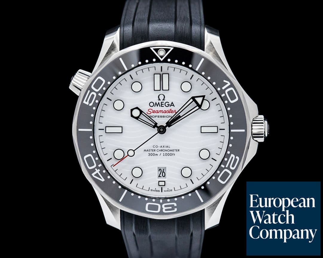 Image of Omega Seamaster Diver 300M Ceramic SS White Dial