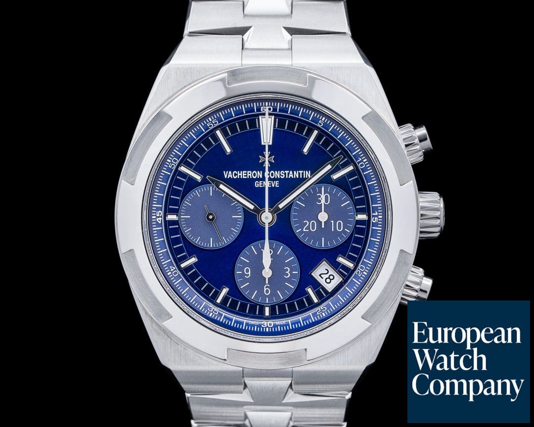 Image of Vacheron Constantin 5520V Overseas Chronograph SS Blue Dial