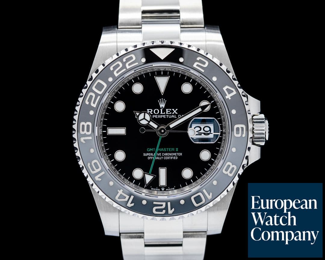 Image of Rolex 126710GRNR GMT-Master II Oystersteel Black Dial 2024 FULL SET