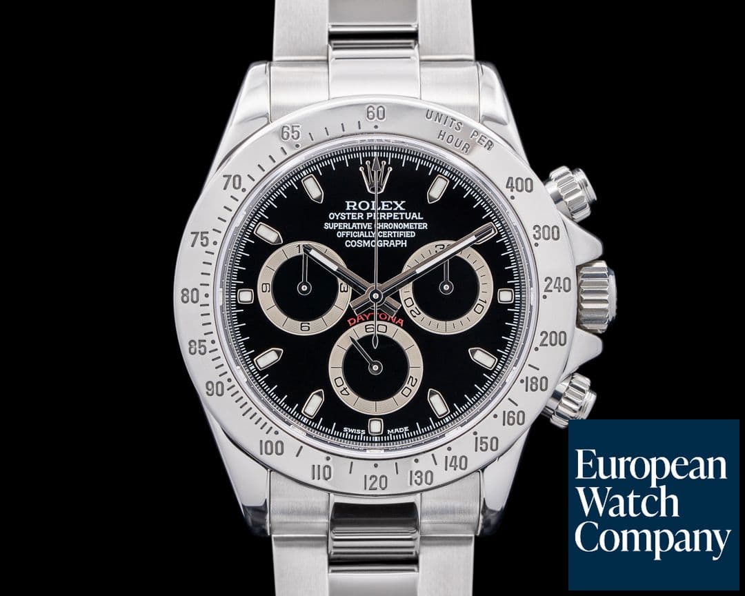 Image of Rolex 116520 Daytona SS Black Dial