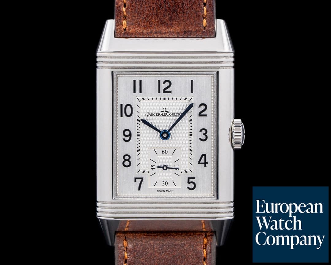 Image of Jaeger LeCoultre Q3858522 Reverso Classic Large Small Seconds SS Silver Dial