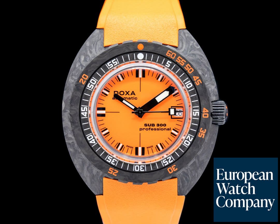 Image of Doxa SUB 300 Professional Forged Carbon Orange Dial