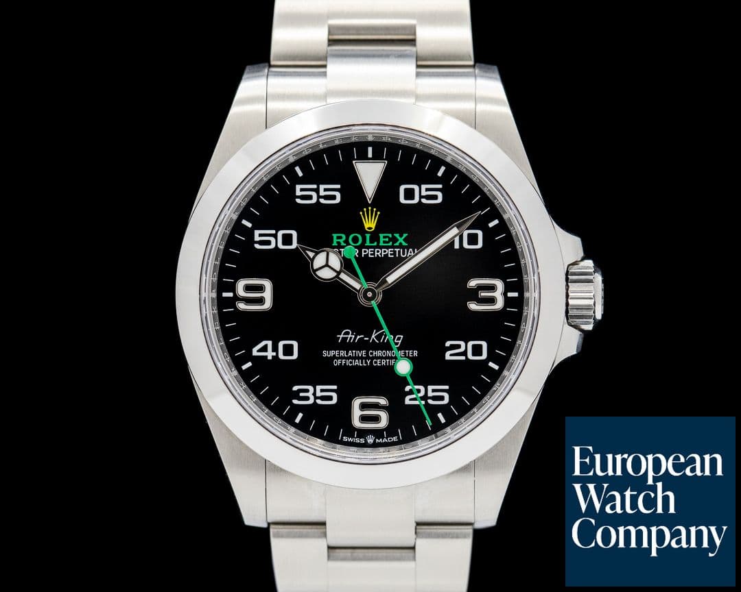Image of Rolex 126900 Air King Oystersteel Black Dial 2024