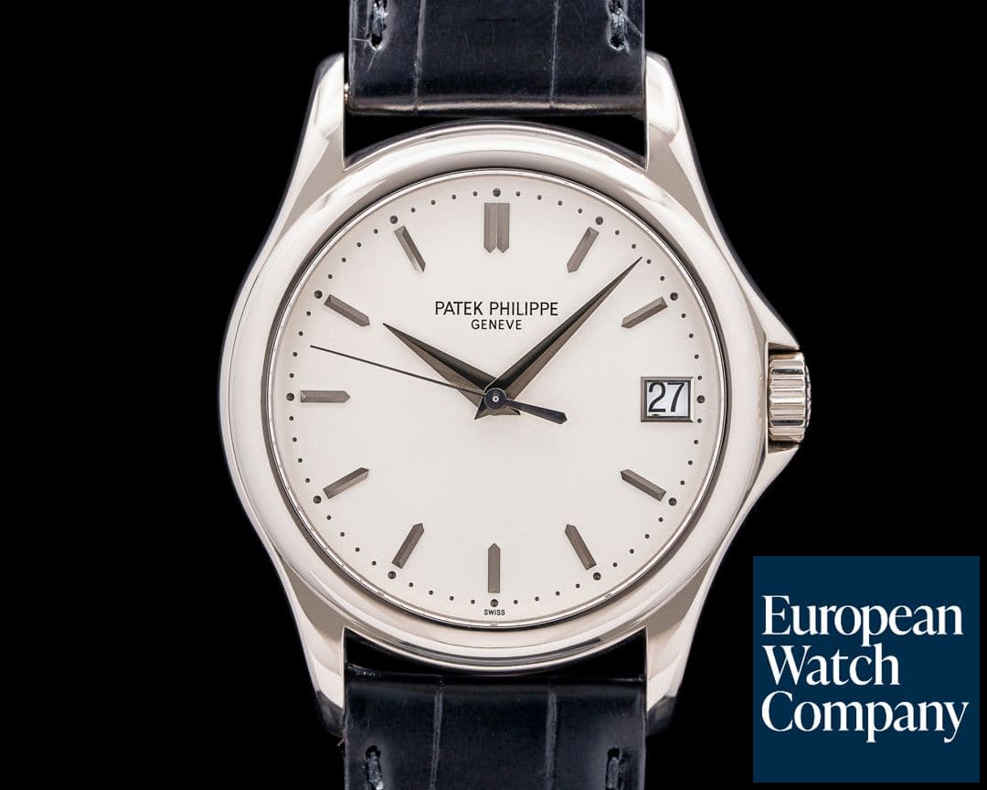 Image of Patek Philippe 5127G Calatrava Automatic White Gold Silver Dial
