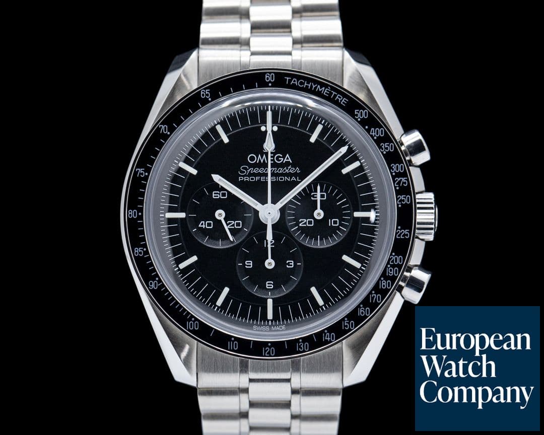 Image of Omega Speedmaster Moonwatch Professional Hesalite SS Black Dial 2025