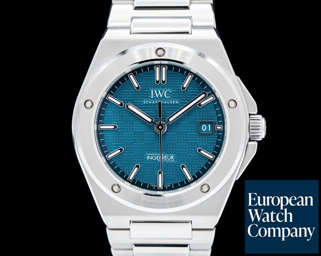 Image of IWC IW328903 Ingenieur Automatic 40 Aqua Blue Stainless Steel