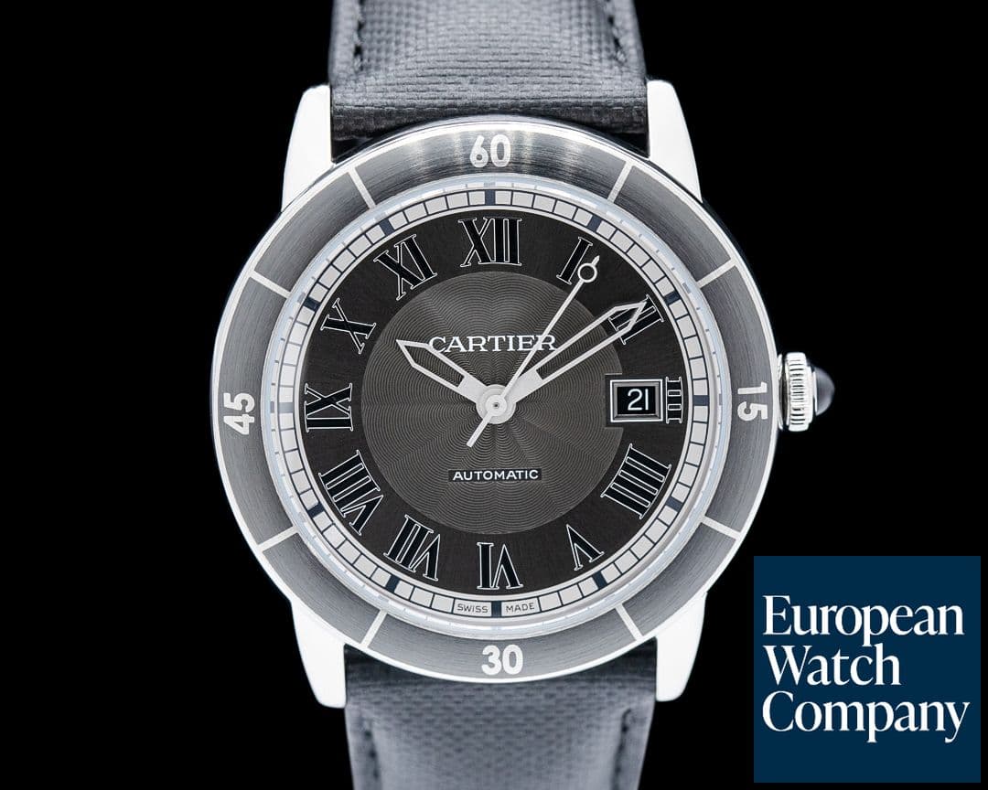 Image of Cartier WSRN0003 Ronde de Cartier SS Gray Dial