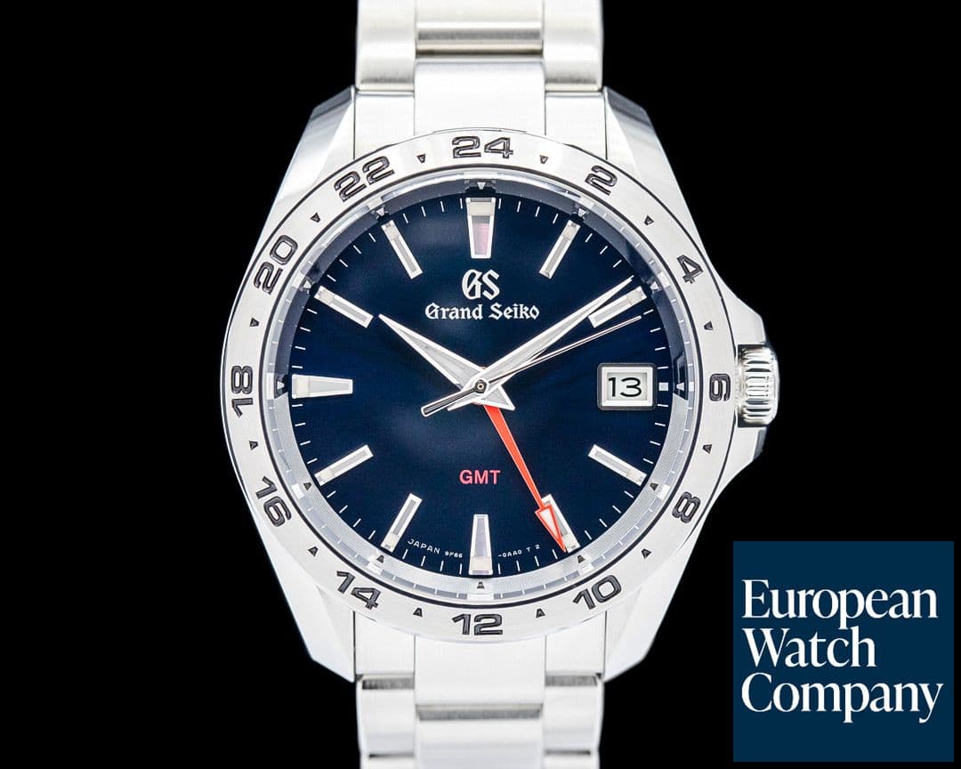 Image of Grand Seiko SBGN005 Quartz GMT SS Blue Dial