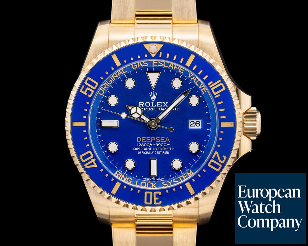 Image of Rolex 136668LB Deepsea Oyster 18K Yellow Gold Blue Dial 2024