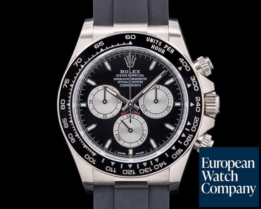 Image of Rolex 126519LN Daytona 18K White Gold Black Dial 2025 FULL SET
