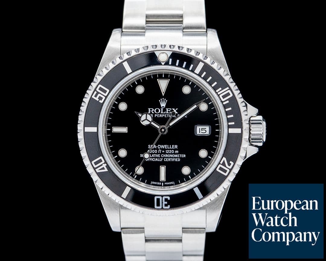 Image of Rolex 16600 Sea-Dweller SS Black Dial