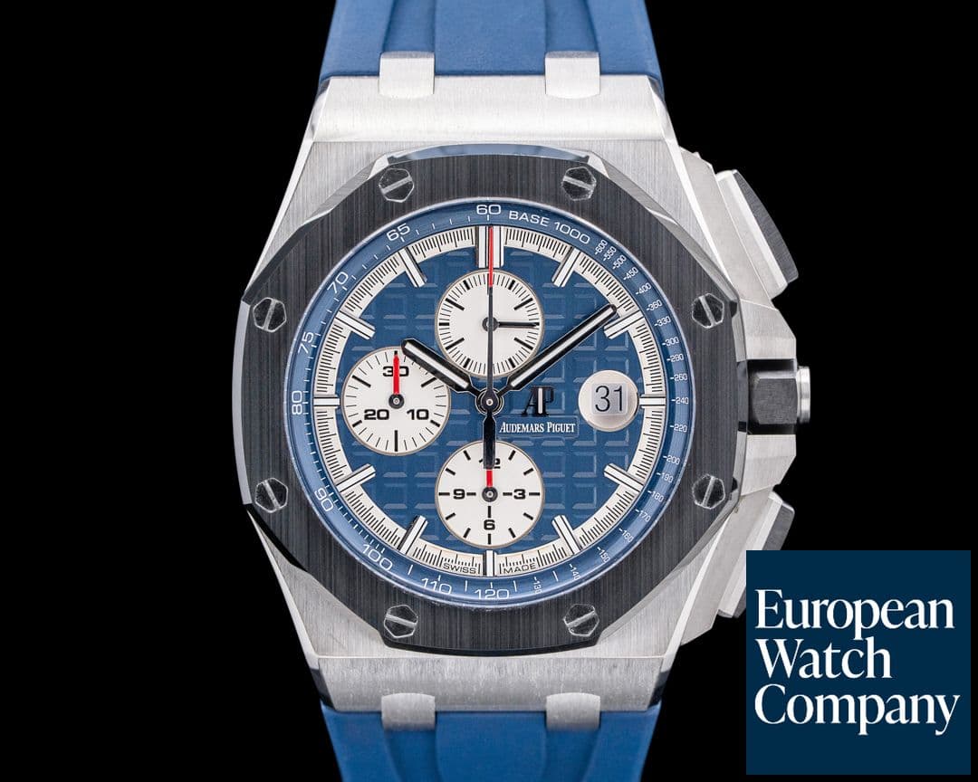 Image of Audemars Piguet Royal Oak Offshore Chronograph Platinum Blue Dial