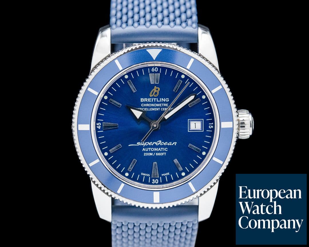 Image of Breitling A17321 Superocean Heritage 42 SS Blue Dial