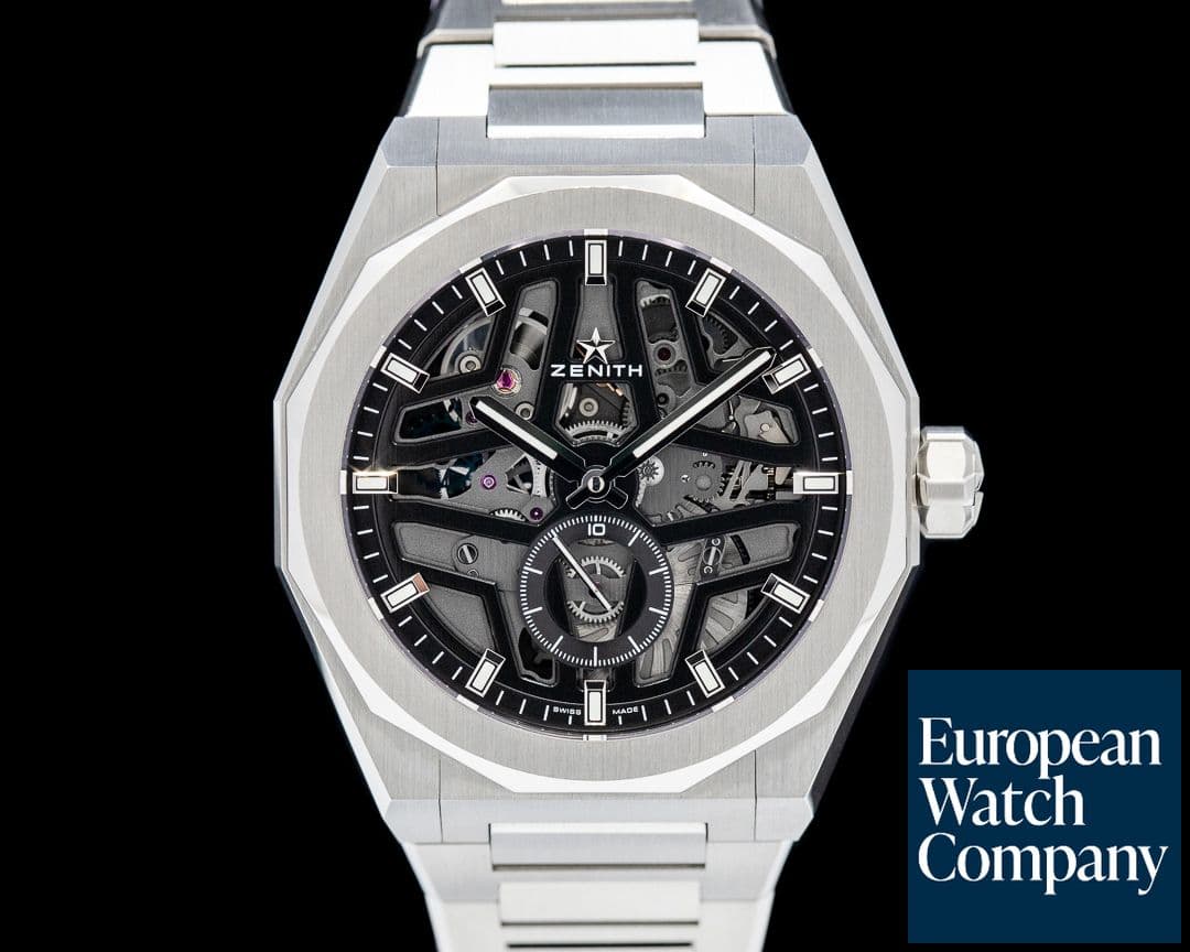 Image of Zenith Defy Skyline SS Black Skeleton Dial