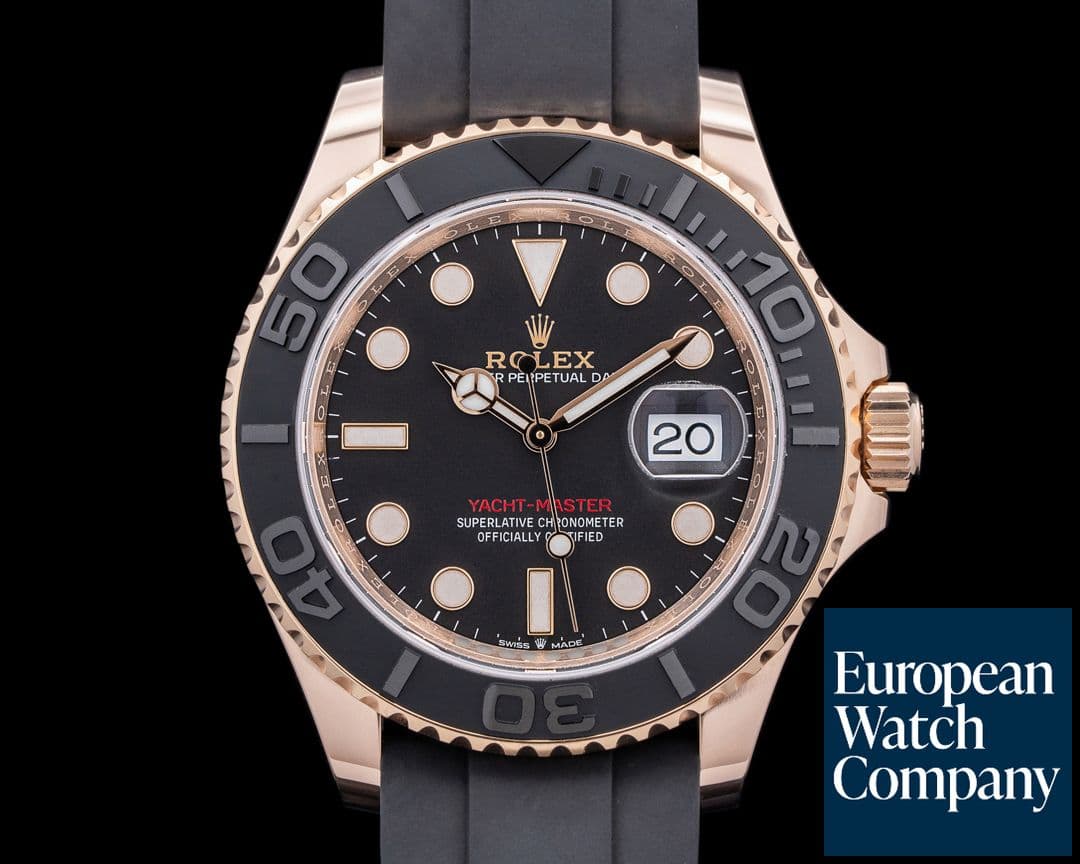 Image of Rolex 126655 Yacht-Master 40 Everose Gold Black 2023