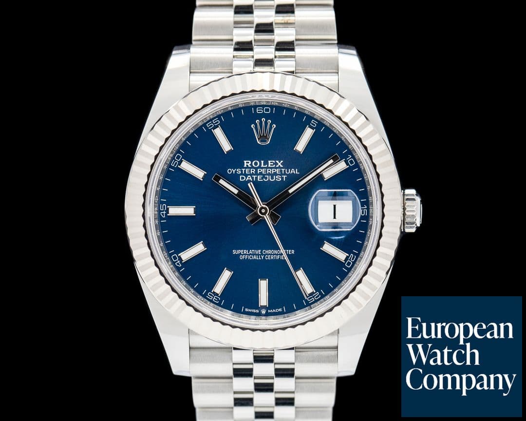 Image of Rolex 126334 Datejust 41 Jubilee SS Blue Dial 2024