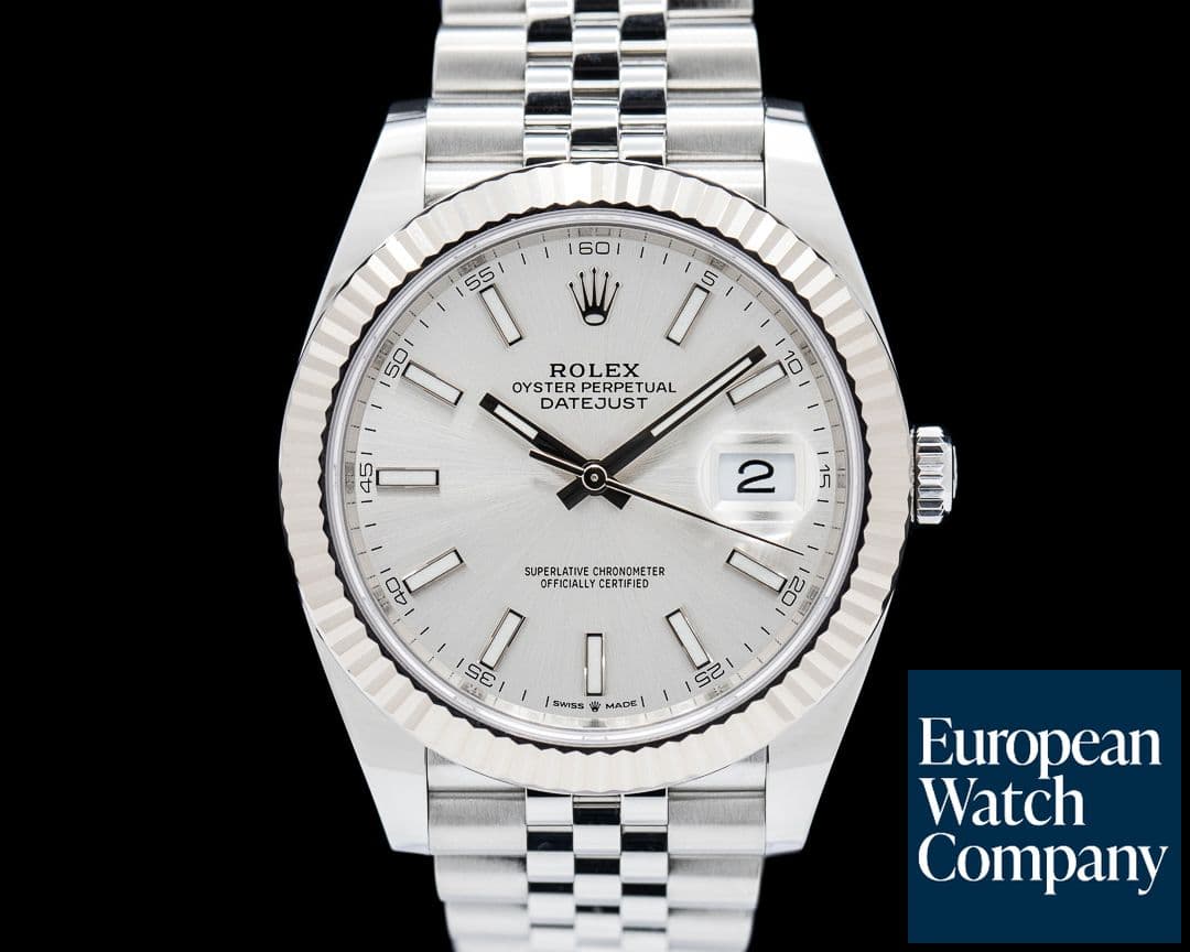 Image of Rolex 126334 Datejust 41 Jubilee SS Silver Dial