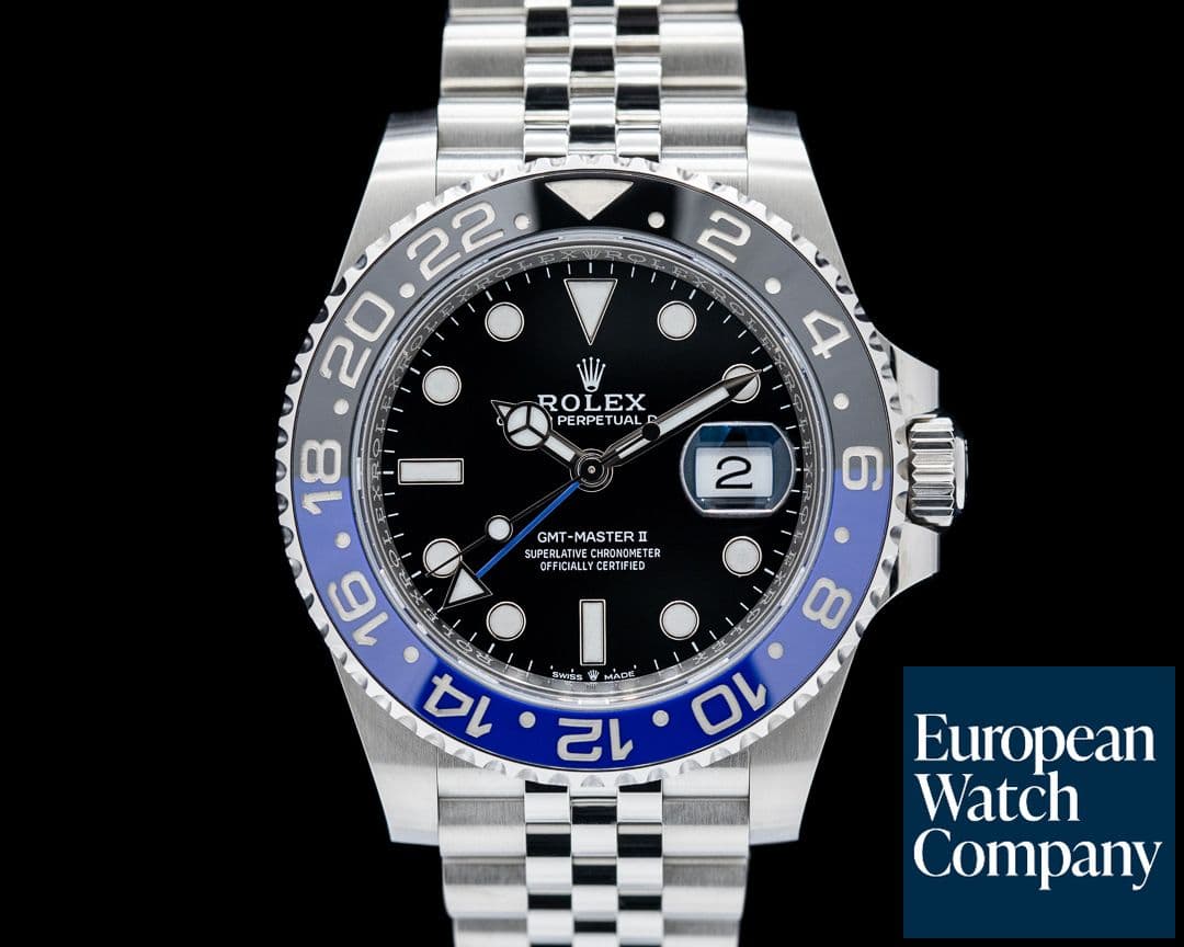 Image of Rolex 126710BLNR GMT-Master II "Batman" Jubilee SS Black Dial 2025 FULL SET