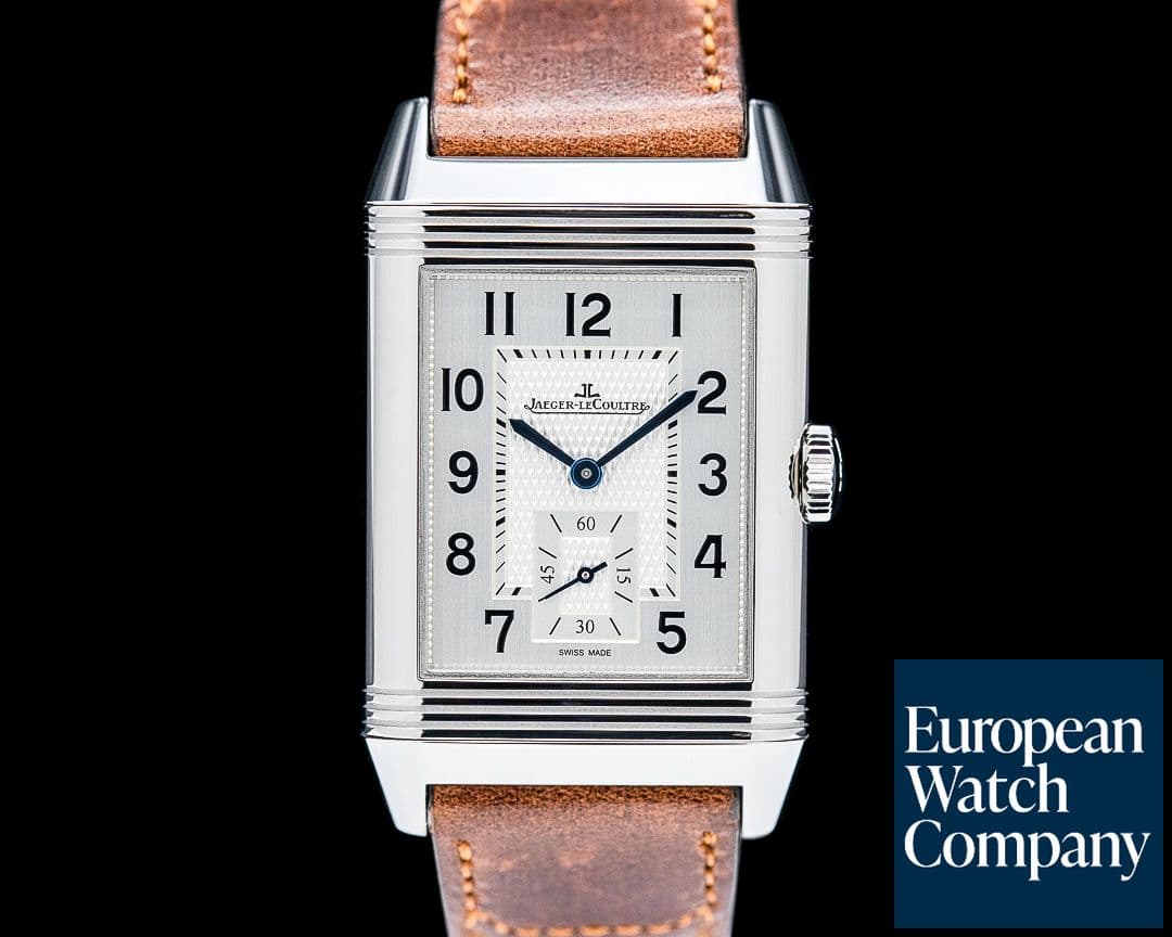 Image of Jaeger LeCoultre Q3848422 Reverso Large Duo Face SS Silver / Black Dial