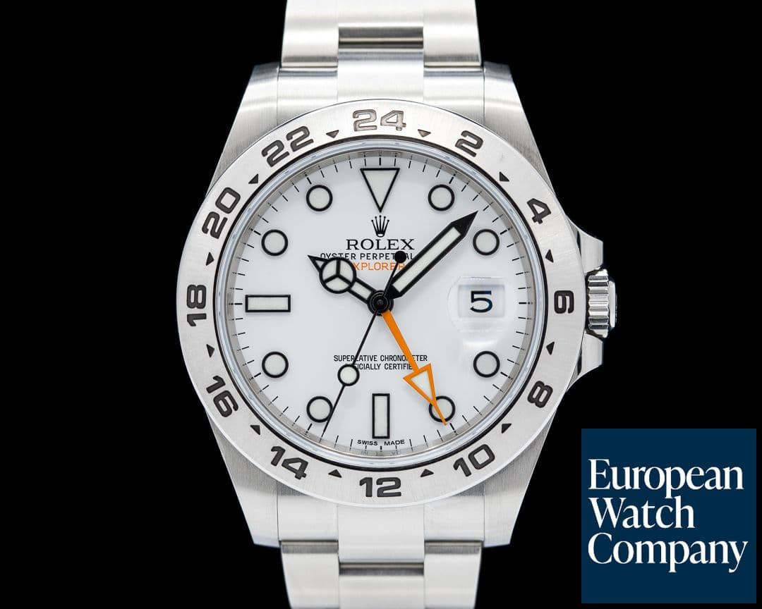 Image of Rolex 216570 Explorer II SS Polar White Dial