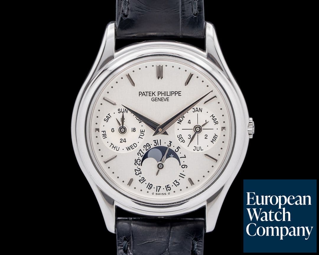 Image of Patek Philippe 3940P Perpetual Calendar Platinum Silver Dial