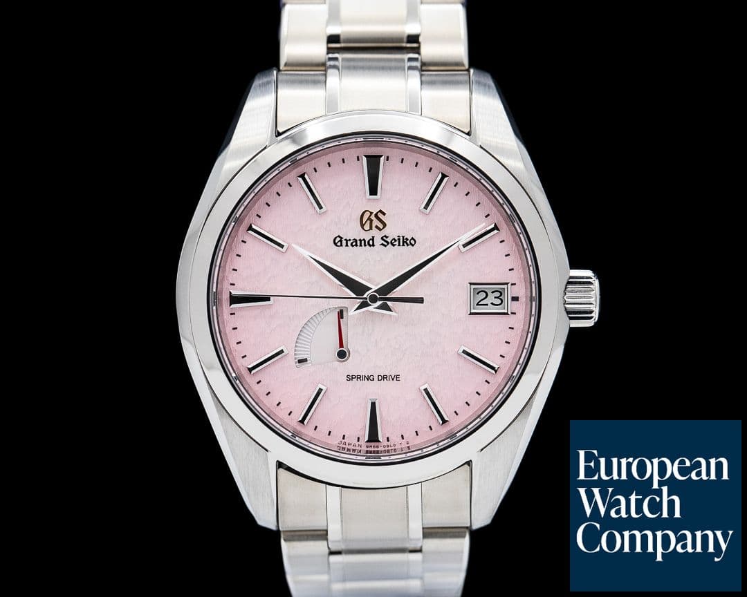 Image of Grand Seiko SBGA497G Heritage Collection Titanium Pink Dial LIMITED