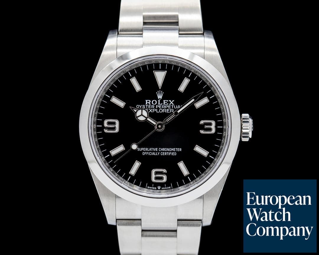Image of Rolex 124270 Explorer 36 SS Black Dial