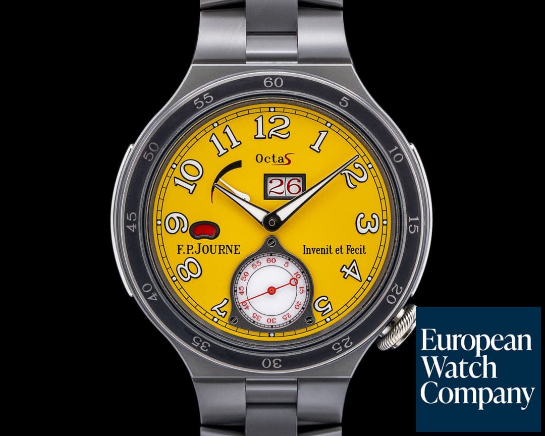 Image of F. P. Journe ARS2/AR2 Octa Automatique Reserve Titanium Yellow Dial